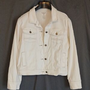 Maurices Off-White Denim Jacket